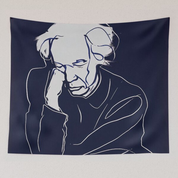 Item preview, Christoph Willibald Gluck - Blue Abstract Art designed and sold by shadow-bloom.