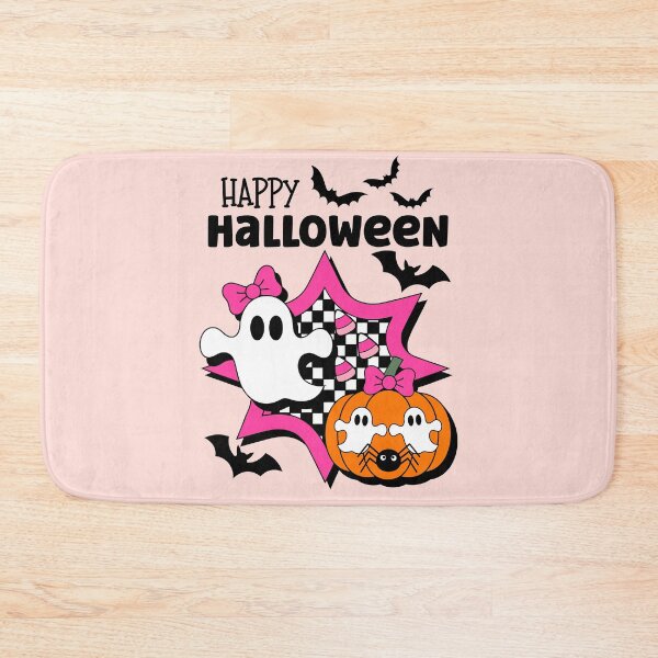 Item preview, Happy Halloween Cute Pink Ghost designed and sold by The Retromotel.