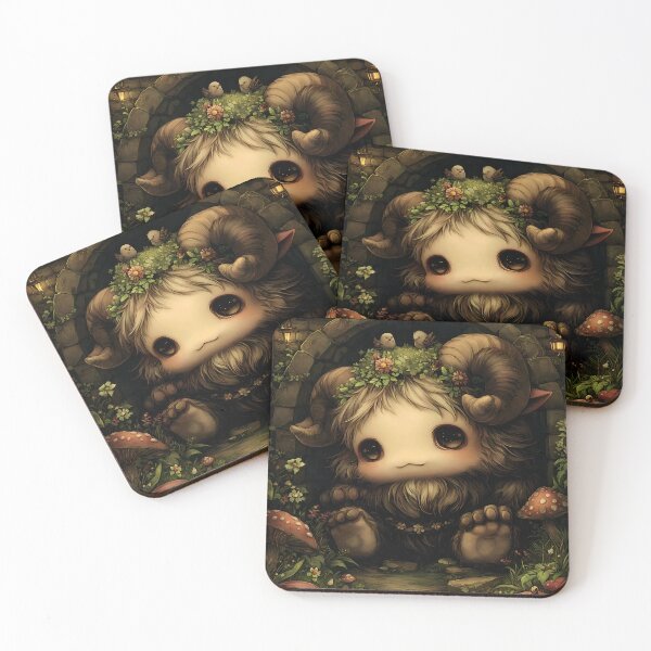 Item preview, Bridge Troll Fantasy Art | Whimsical Folklore Creature designed and sold by InkAndGloom.