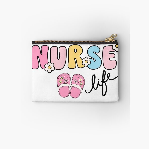 Item preview, Cute Retro Nurse Floral Design - Pastel Aesthetic Nurse Croc designed and sold by TShak Clothing .