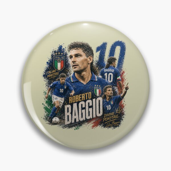 Item preview, Roberto Baggio - Italian Football Legend designed and sold by Sports Boutique.