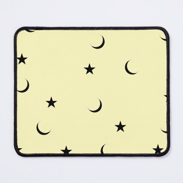 Item preview, Soft Yellow Moon and Stars Seamless Pattern designed and sold by Asmaa Abdul-Azim.
