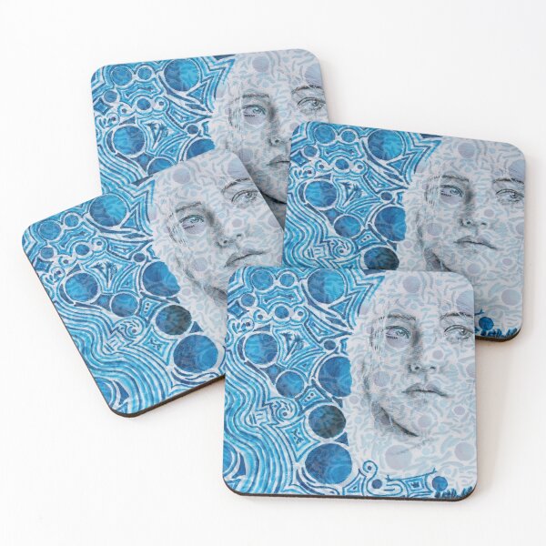 Item preview, blue overlay woman designed and sold by derekrich.