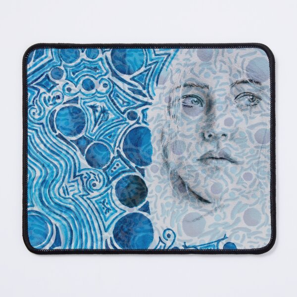 Item preview, blue overlay woman designed and sold by derekrich.
