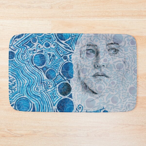 Item preview, blue overlay woman designed and sold by derekrich.