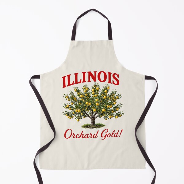 Item preview, Illinois Golden Apple Orchard – Orchard Gold! designed and sold by The-Drip-Studio.