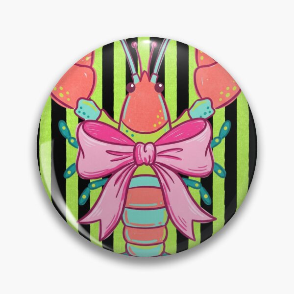 Item preview, Coquette Lobster Bow For Bright Coastal Summer Days designed and sold by FreshVibe Prints.