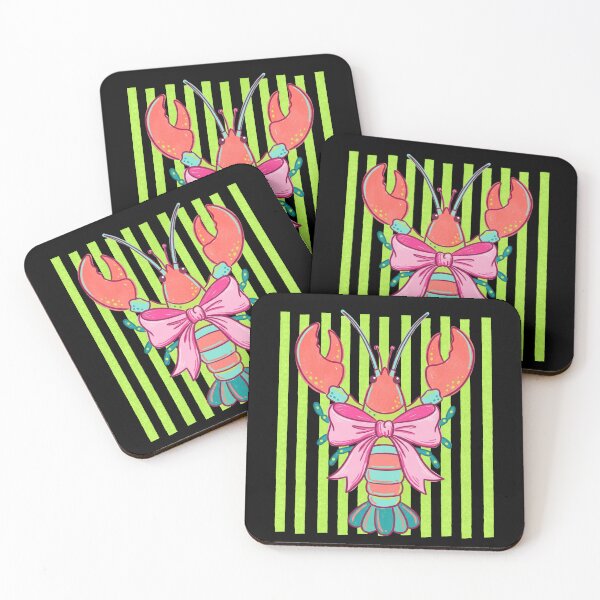 Item preview, Coquette Lobster Bow For Bright Coastal Summer Days designed and sold by FreshVibe Prints.