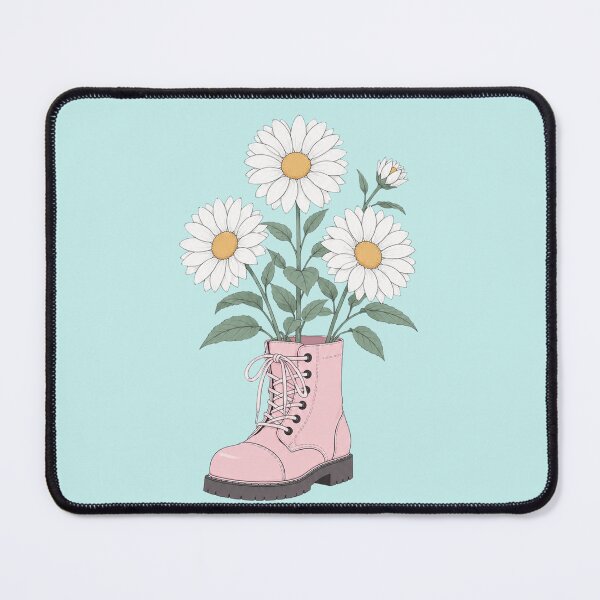 Item preview, Daisies in a Pink Boot designed and sold by AliceAndCats.