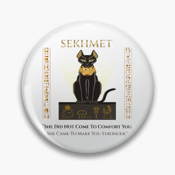 Item preview, Sekhmet · She Did Not Come To Comfort You · Egyptian Goddess Strength Art · Ancient Egypt designed and sold by PharaohDArt.