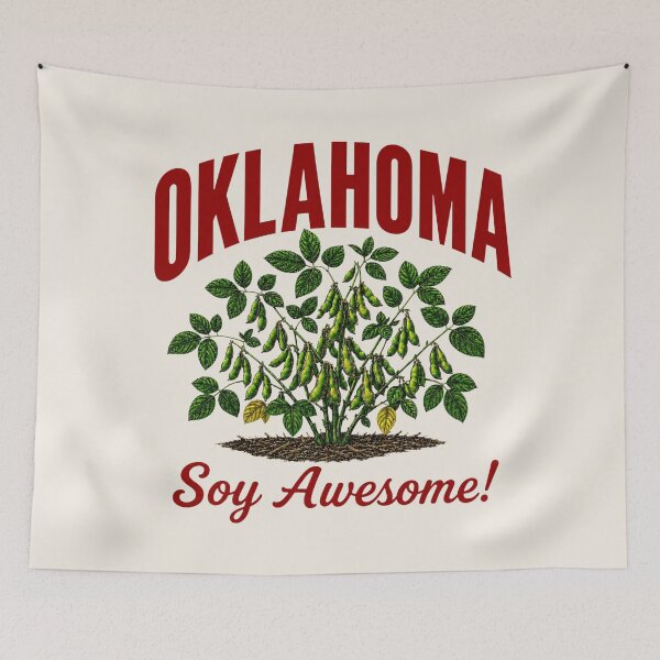 Item preview, Oklahoma Soybean Harvest – Soy Awesome! designed and sold by The-Drip-Studio.