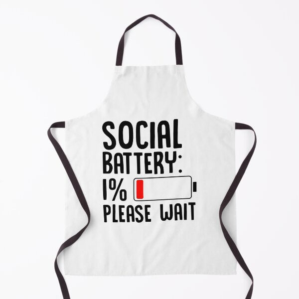 Item preview, Low Social Battery Minimalist Funny Introvert Design designed and sold by wisnubayuaji.