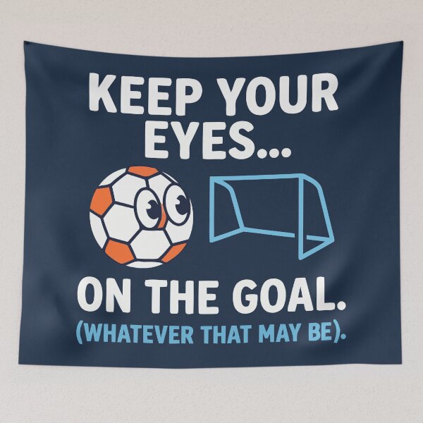 Item preview, Keep Your Eyes On The Goal designed and sold by Amir Faysal.