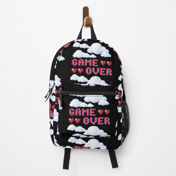 Item preview, Game Over Video Game Backpack Design – Bold Gaming Artwork designed and sold by PixelRageStudio.