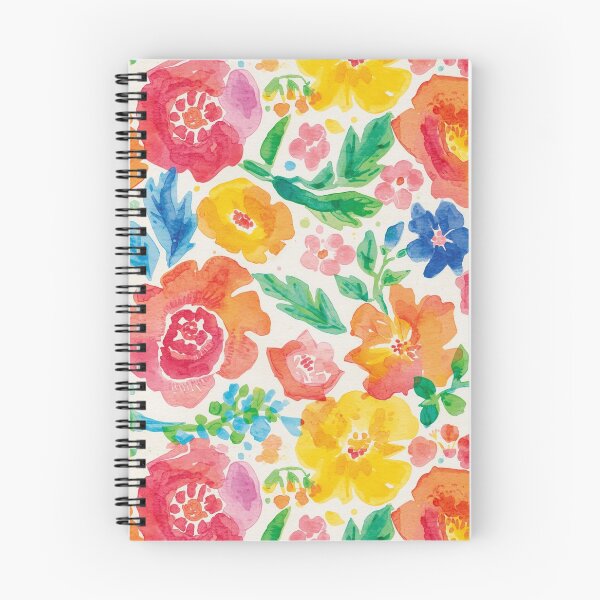 Item preview, Bright Watercolor Botanical Floral Pattern | Colorful Vintage Wildflower Illustration | Floral Print for Stickers, Phone Cases & Home Decor designed and sold by poppet103.