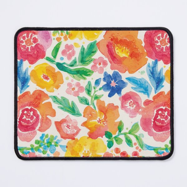 Item preview, Bright Watercolor Botanical Floral Pattern | Colorful Vintage Wildflower Illustration | Floral Print for Stickers, Phone Cases & Home Decor designed and sold by poppet103.