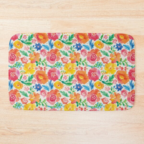 Item preview, Bright Watercolor Botanical Floral Pattern | Colorful Vintage Wildflower Illustration | Floral Print for Stickers, Phone Cases & Home Decor designed and sold by poppet103.