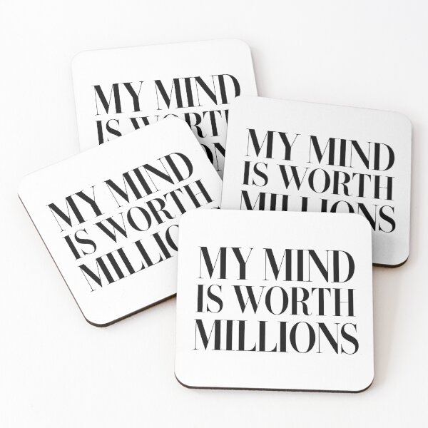 Item preview, MY MIND IS WORTH MILLIONS | Luxury Mindset Affirmation  designed and sold by Abundance Activation 11.11.