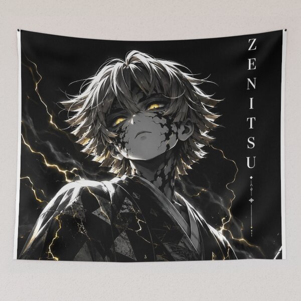 Item preview, Lightning Warrior Anime Art | Dark Thunder Samurai Poster | Electric Manga Style Wall Decor designed and sold by Dyan4.