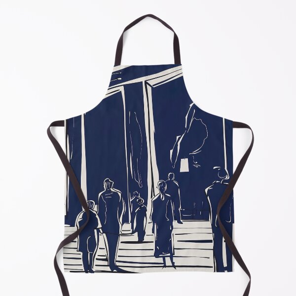 Item preview, City Hall - Blue Abstract Art designed and sold by shadow-bloom.
