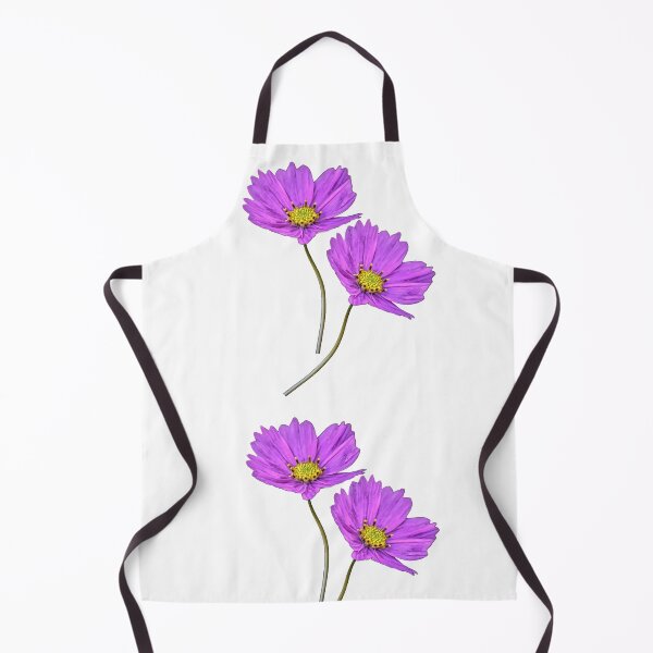Item preview, Garden Two Purple Flowers Cosmos designed and sold by StylishDecor.