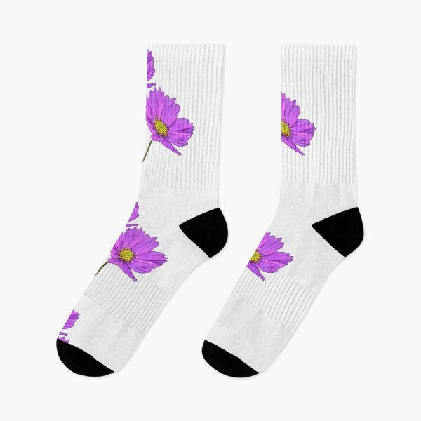 Item preview, Garden Two Purple Flowers Cosmos designed and sold by StylishDecor.