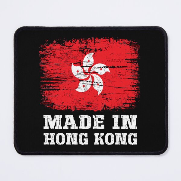 Item preview, Retro Made In Hong Kong Flag Distressed Style designed and sold by Dmetalx Art Apparel.