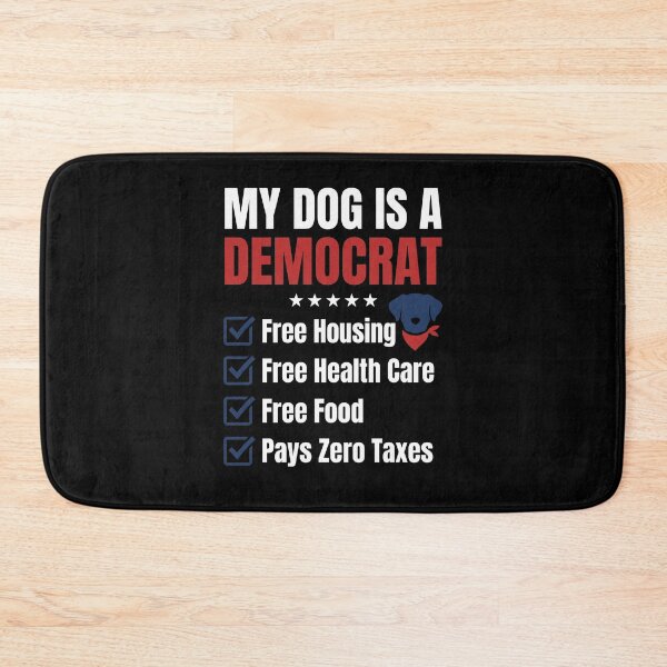 Item preview, My Dog Is A Democrat Funny Political Humor Dog Owner designed and sold by SofenArt.