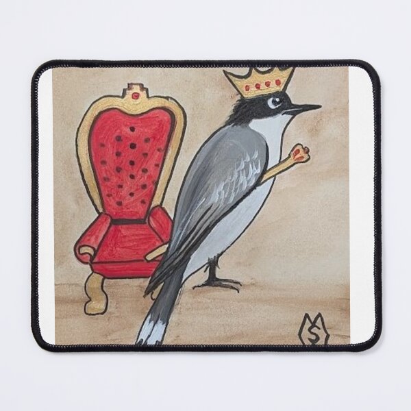 Item preview, Kingbird at the throne cartoon  designed and sold by Matt Starr Fine Art .