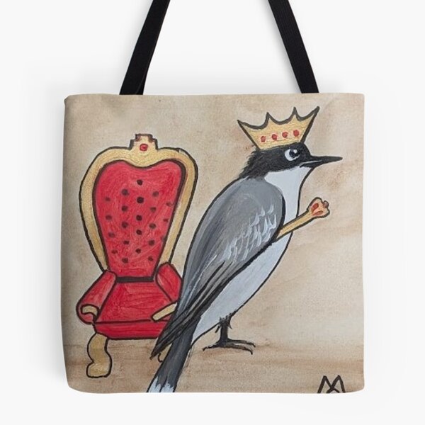 Item preview, Kingbird at the throne cartoon  designed and sold by Matt Starr Fine Art .