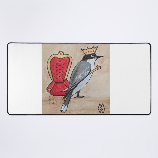 Item preview, Kingbird at the throne cartoon  designed and sold by Matt Starr Fine Art .