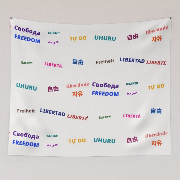 Item preview, Worldwide Freedom Heavy Typography Grid by SOO studio73 designed and sold by SOOstudio73.