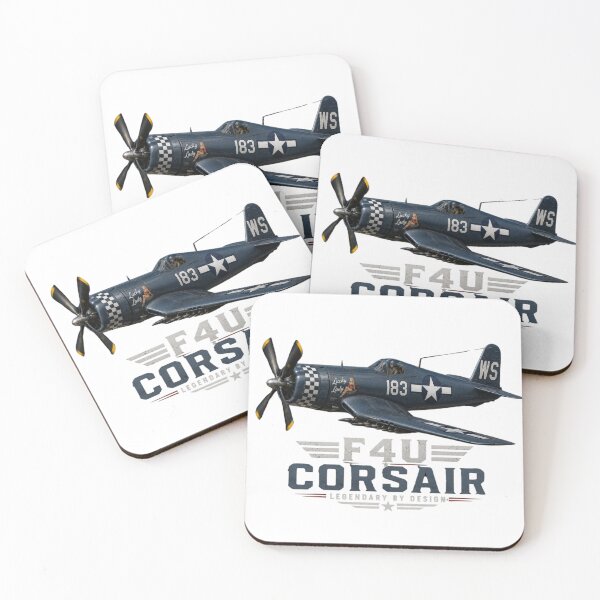 Aperçu de l'œuvre F4U Corsair : Un design légendaire | Avion de chasse américain de la Seconde Guerre mondiale | T-shirt vintage d'aviation militaire créée et vendue par Diesel outlaw .