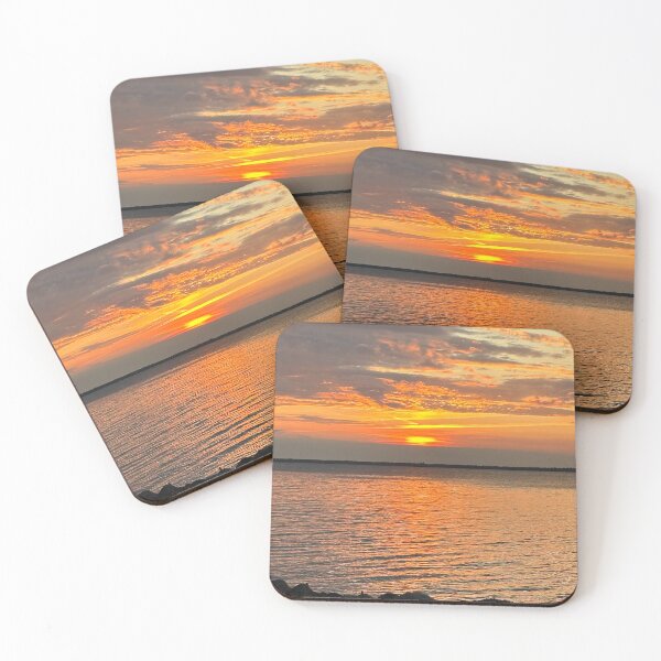 Item preview, Cloudy Eve Clearwater Lake Sunset designed and sold by Krista-Joan-Art.