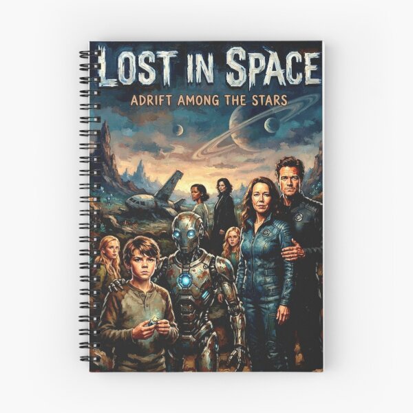 Item preview, Lost in Space Retro Sci-Fi Robinson Family Robot Alien Planet Tribute Art Movie Poster designed and sold by Art's Diner.