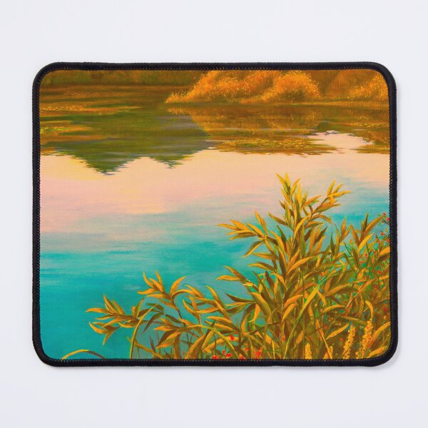 Item preview, Golden Sunset Lake Reflection designed and sold by HaedamArt.