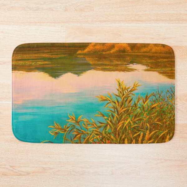 Item preview, Golden Sunset Lake Reflection designed and sold by HaedamArt.