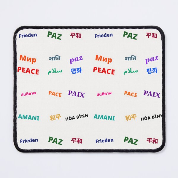 Item preview, Multilingual World Peace Typography Streetwear designed and sold by SOOstudio73.