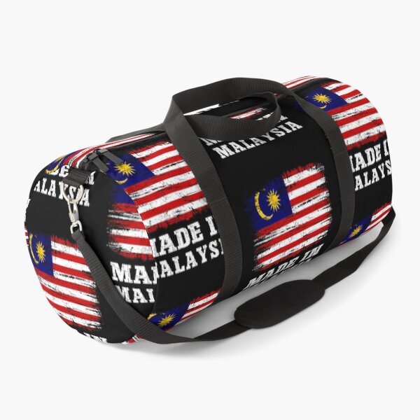 Item preview, Retro Made In Malaysia Flag Distressed Style designed and sold by Dmetalx Art Apparel.