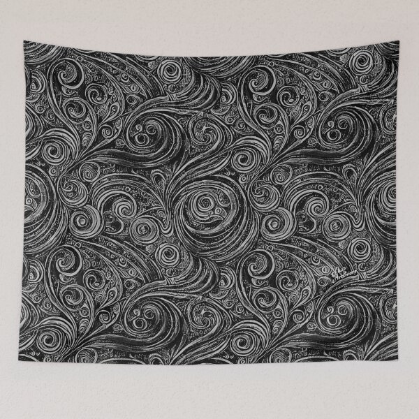 Item preview, Silver Swirls designed and sold by Fluid Artzworx.