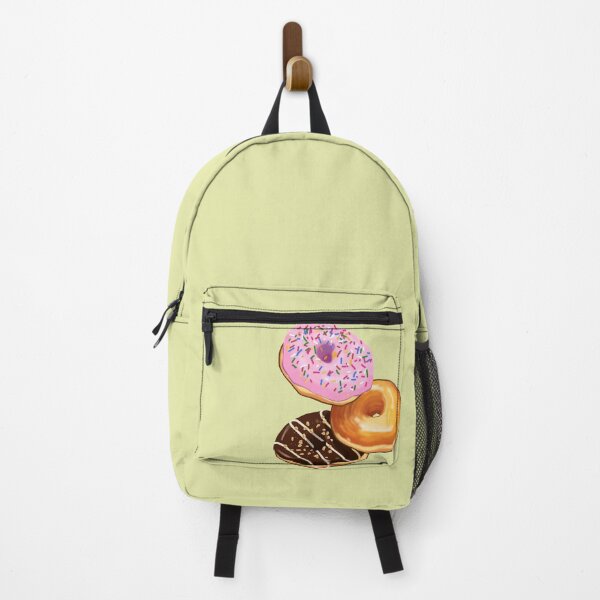 Item preview, Pink and chocolate donut with colorful sprinkles designed and sold by Juntixfae.