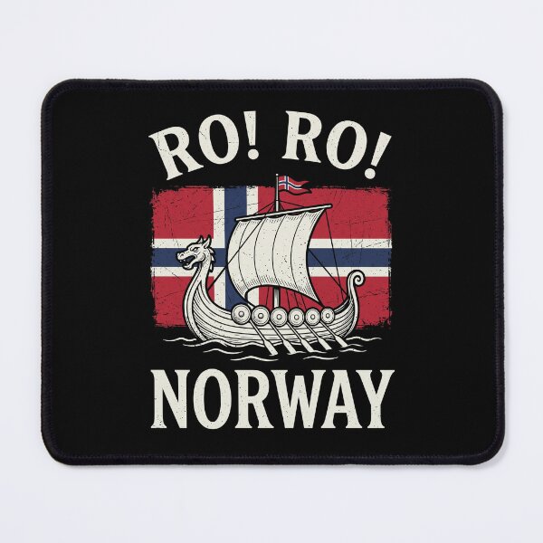 Item preview, Ro! Ro! Norway Viking Ship Norwegian Heritage Pride designed and sold by SofenArt.