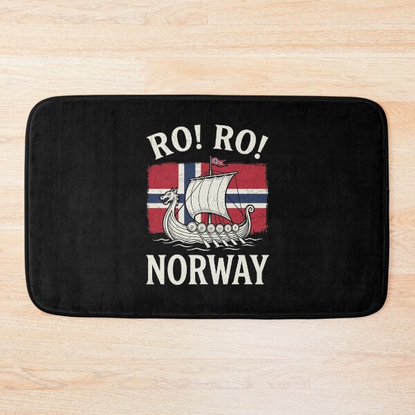 Item preview, Ro! Ro! Norway Viking Ship Norwegian Heritage Pride designed and sold by SofenArt.
