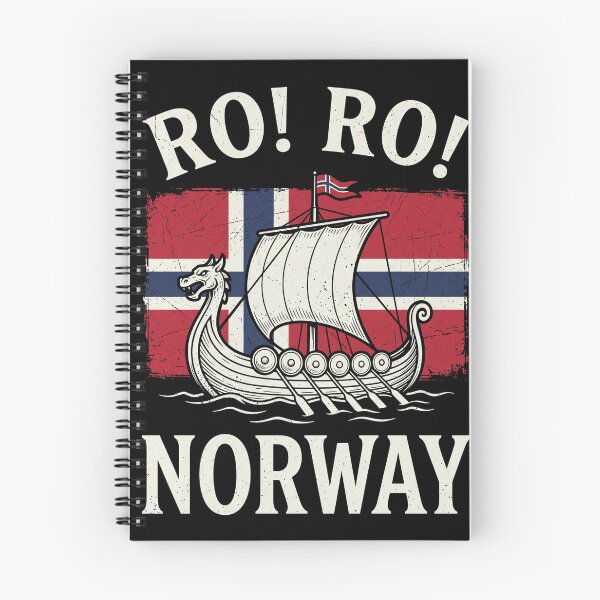 Item preview, Ro! Ro! Norway Viking Ship Norwegian Heritage Pride designed and sold by SofenArt.