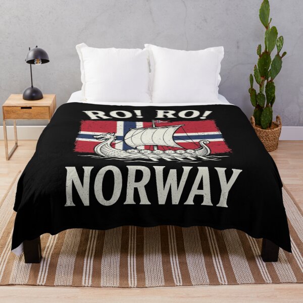 Item preview, Ro! Ro! Norway Viking Ship Norwegian Heritage Pride designed and sold by SofenArt.
