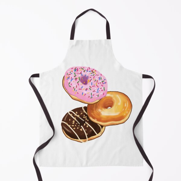Item preview, Pink and chocolate donut with colorful sprinkles designed and sold by Juntixfae.