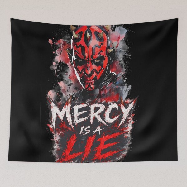Item preview, Mercy is a Lie - Lord Maul Black edition - Movies Collection designed and sold by HardDraw.
