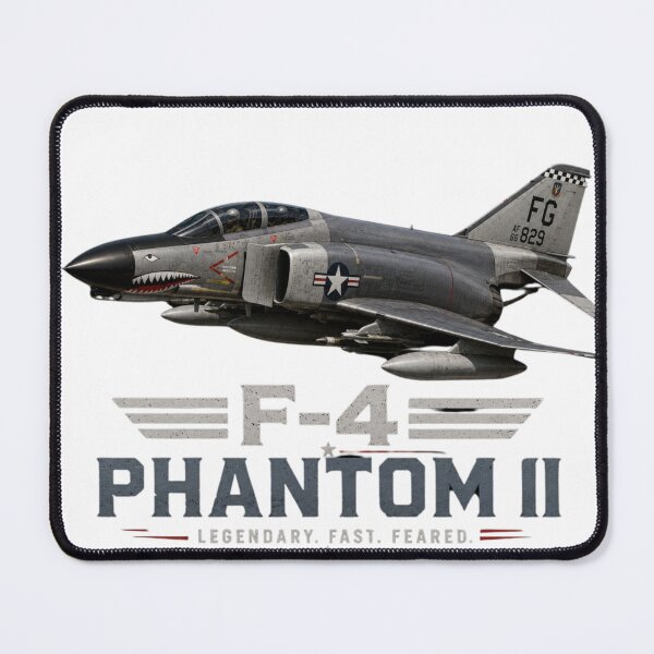 Item preview, F-4 Phantom II Fighter Jet | Vintage American Military Aviation T-Shirt Design designed and sold by Diesel outlaw .