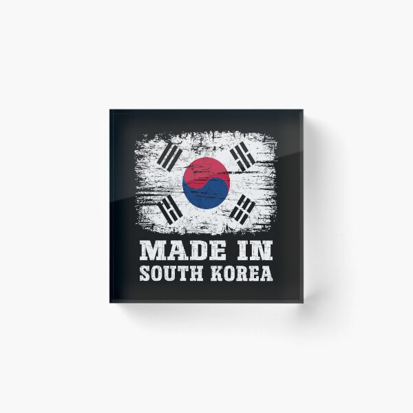 Item preview, Made In South Korea Vintage Distressed South Korean Flag Pride designed and sold by Dmetalx Art Apparel.