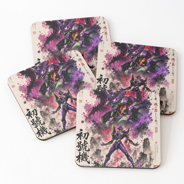 Item preview, Neon Genesis Evangelion EVA Unit-01 Poster | Evangelion Unit 01 Mecha Anime Wall Art | Cyberpunk Giant Robot Print designed and sold by Dyan4.